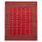 One-of-a-Kind 8'1" X 9'9" New Age Wool Area Rug in Dark Red