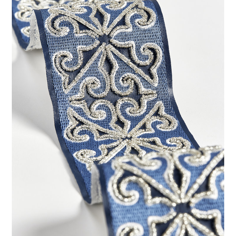 SAXONY EMBELLISHED TAPE, Midnight