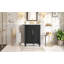 Meuble-lavabo 24 po avec lavabo intégré en céramique, meuble-lavabo à 2 portes et meuble-lavabo simple pour petite et moyenne salle de bain-1376833229