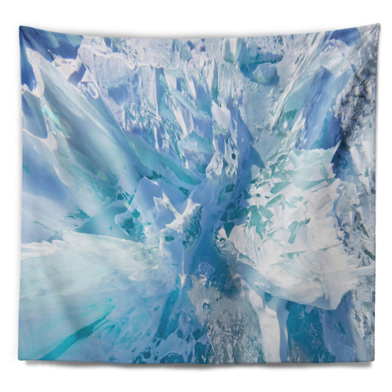 Tapisserie baikal hummocks ice blue ice, H 78 po x l 92 po