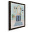 «Blue Bath II», peinture sur toile encadrée-61336553-61336548