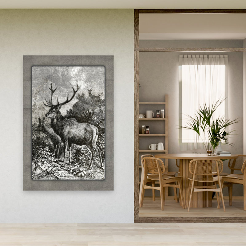 «Always Aware Abstract», art mural rétro, 60" H x 40" W