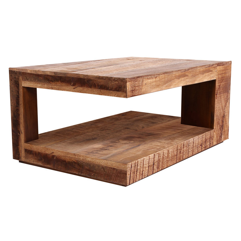 Ulani Floor Shelf Coffee Table with Storage
