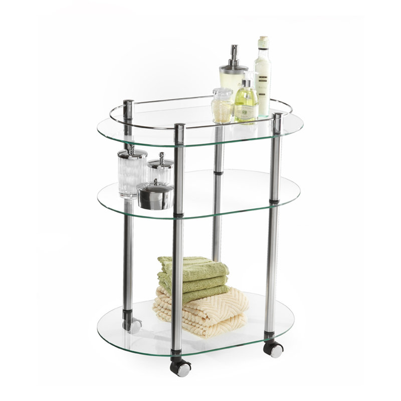 Glass Top End Table