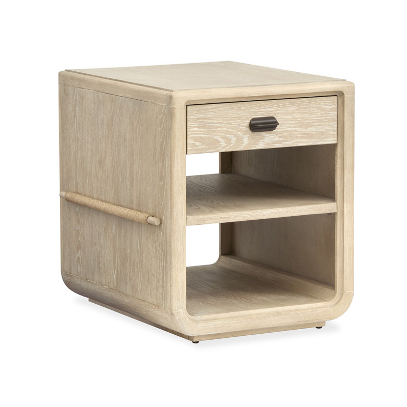 Regulski Chairside End Table, Beige