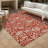 Machine Washable Indoor/Outdoor Chantille ACN2572 Floral Rug-554132772-554132775