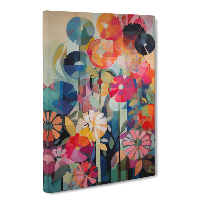 Mahle Flowers Retro Vol.8 - Wrapped Canvas, 50cm H x 35cm W x 3cm D