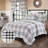 Cotton Plaid Coverlet-1800552385
