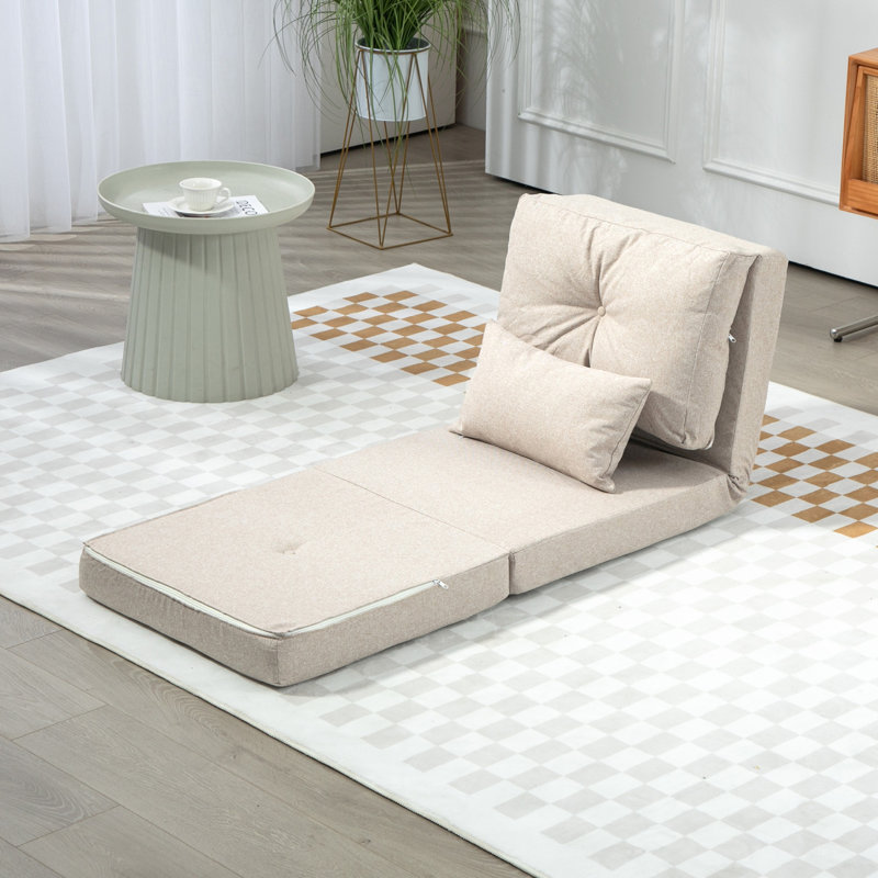 Fauteuil convertible convertible pour le salon, Beige