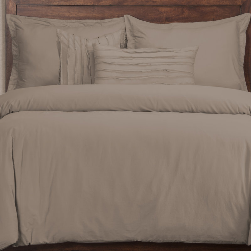 Classic Bedding, Almond, Queen Duvet Cover