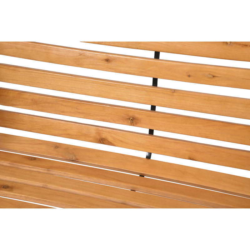 Valensia Powder Coated Steel Outdoor Bench