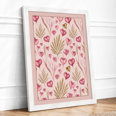 Hearts Botanical - Framed Print