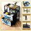 Table de chevet 2 tiroirs en tissu avec station de charge Ocean Home Decor Blue Turtle Sea Coastal