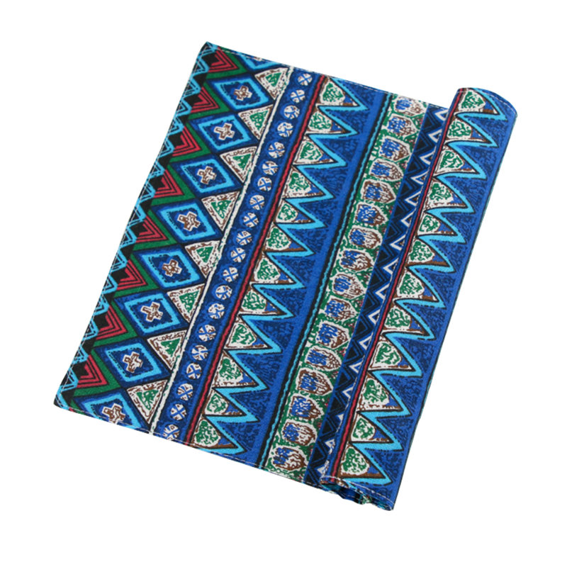 Beeyah Patchwork Rectangle Napkin, Bleu