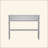 White Console Table With Open Storage