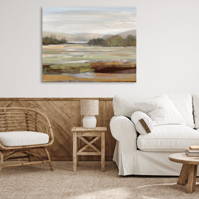 Art mural sur toile Idyllic Countryside View par Amber Sterling