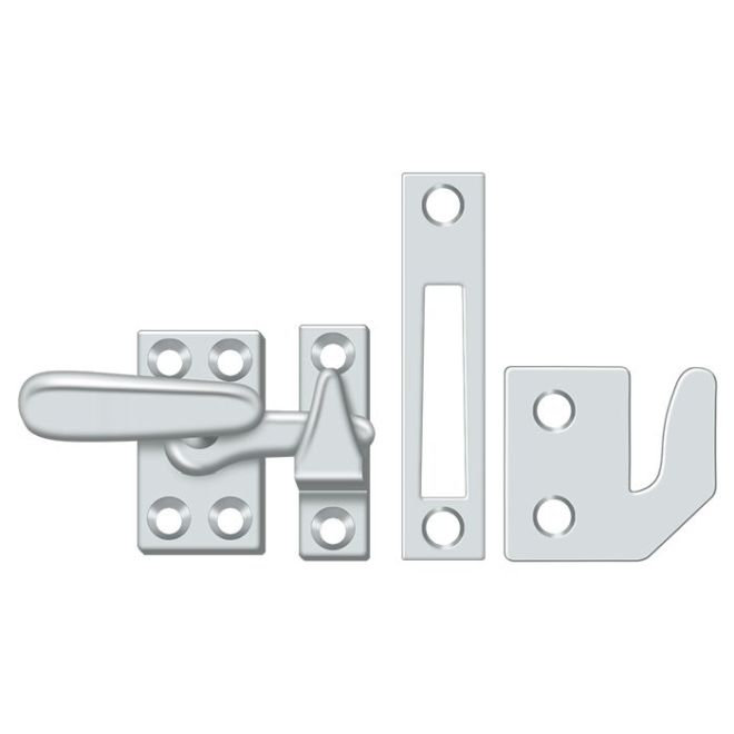 Hardware, 2" H x 1.9 W x 2" D, Polished Chrome