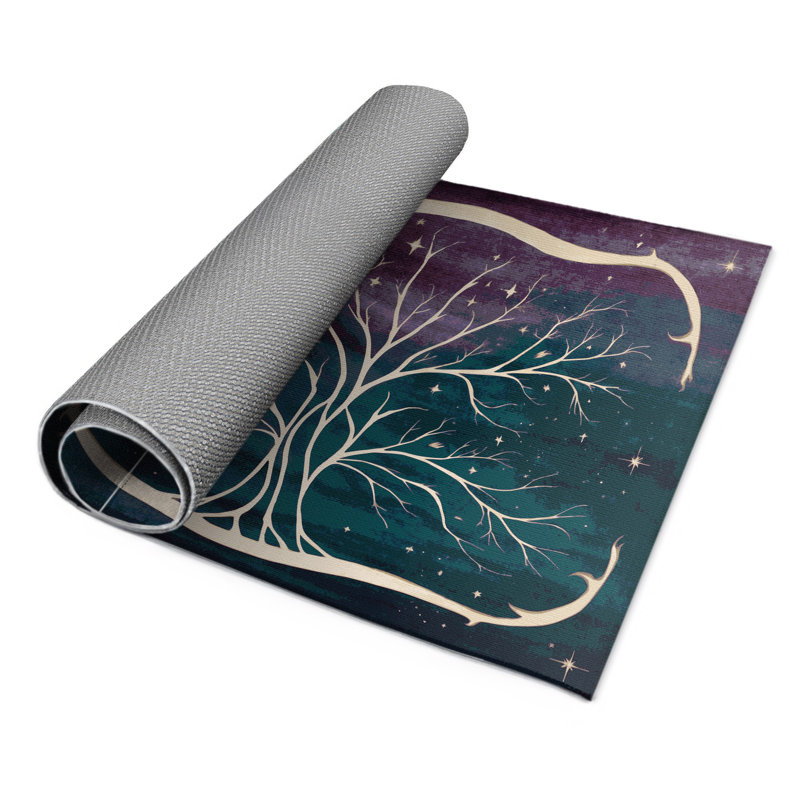 Tapis intérieur et extérieur Celestial Bloom, Rectangle 1 pi 6 po x 2 pi 6 po