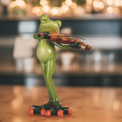 Figurine de grenouille 6,25 "H
