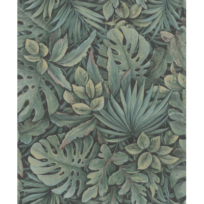 Eden Jungle Leaves 10m x 53cm Wallpaper Roll