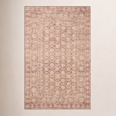 Millcreek Rust Brown Hand-Tufted Wool Oriental Rug