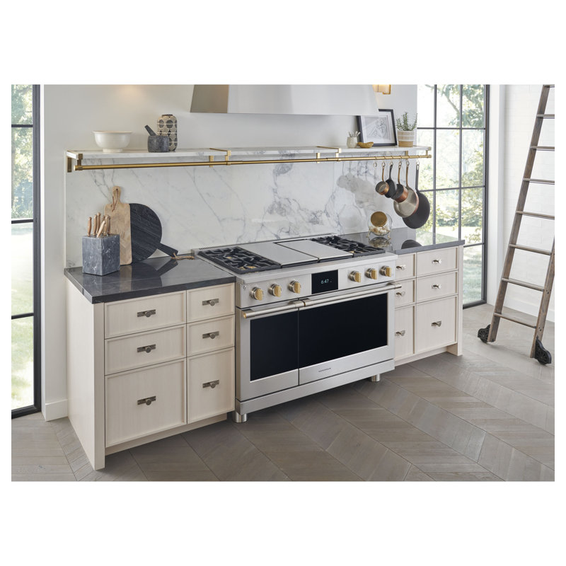 Monogram 53" Custom Brass Designer Collection Hood
