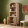 Sitarski Modern Arched Bookcase with Statement Cabinet