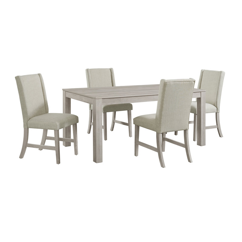 Ensemble de salle à manger Windley, Ensemble de cinq pièces : table, quatre chaises