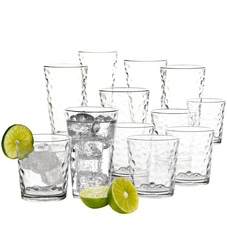 Highland Dunes Senna 4 - Piece 16oz. Glass Drinking Glass Glassware Set