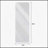 65x21in Full Body Mirror with Lights