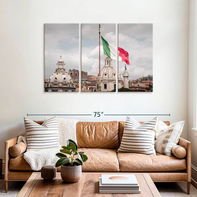 Drapeau italien Borges, H 36 po x l 57 po
