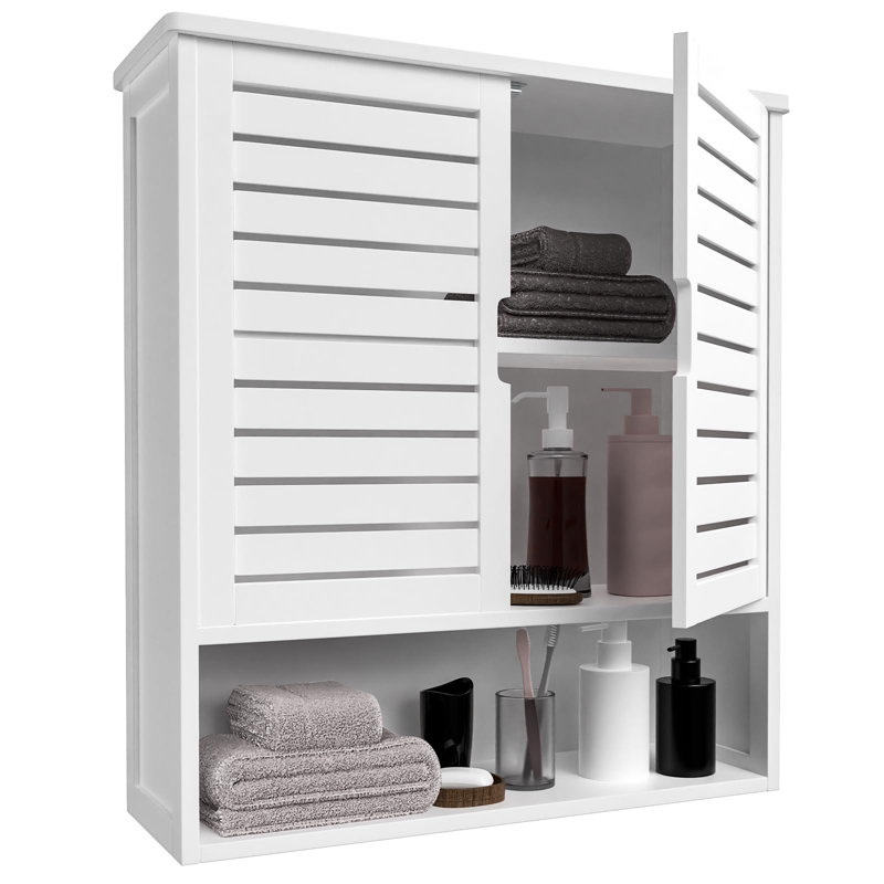 Armoire de salle de bain Linza, Blanc