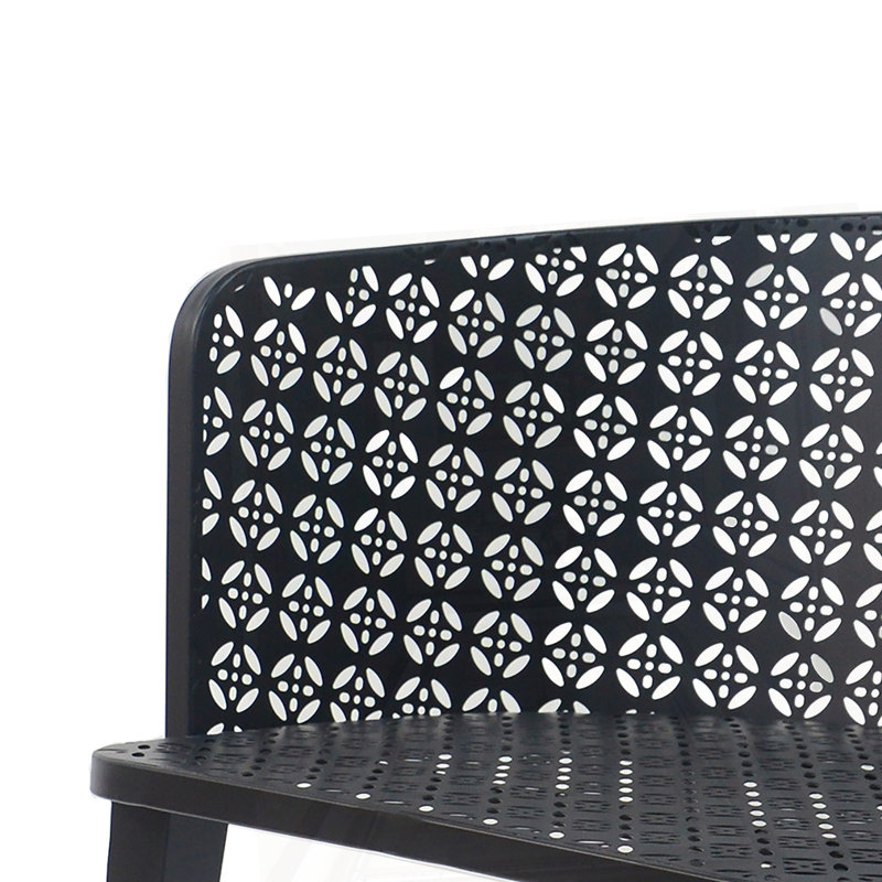 Outdoor Dining Chair(Set Of 2), Black