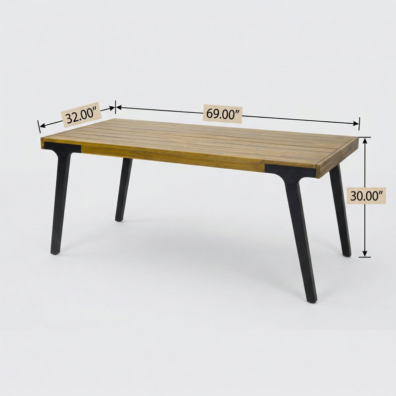 Modèle général de table de salle à manger.