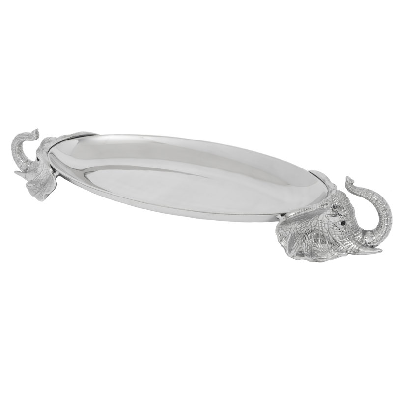 Elephant Metal Decorative Tray