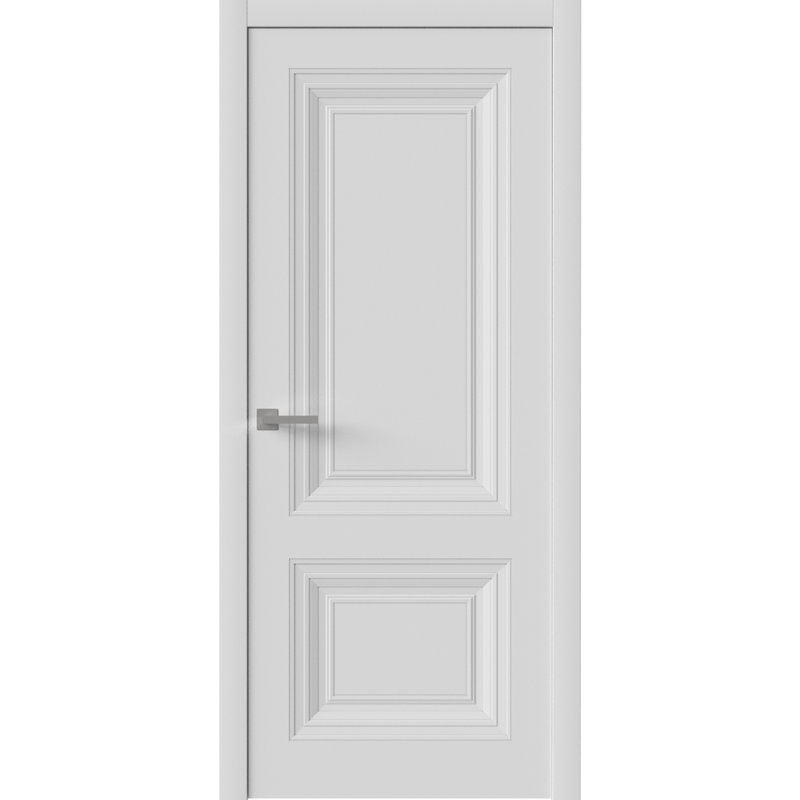 SARTODOORS Porte intérieure 32 x 96 pouces Essential 1772 Blanche Panneau simple Cadre Poignée incluse Salle de bain Chambre