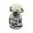 Glass Gray Dented Abstract Vase-739626320