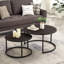 Table basse ronde en similicuir-1269350452-1269350449