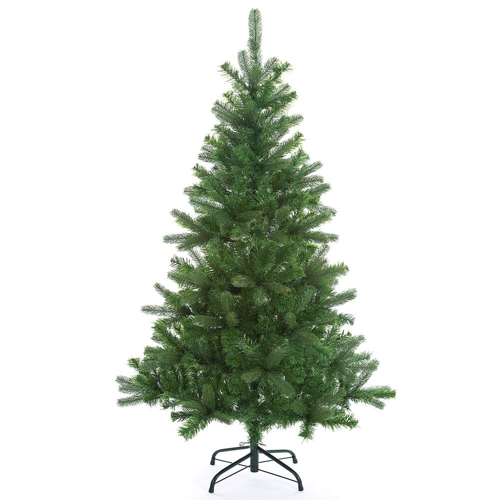 Künstlicher Weihnachtsbaum 140 cm Grün mit Ständer Casaria