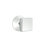 Double Dummy Square Knob with Modern Rose