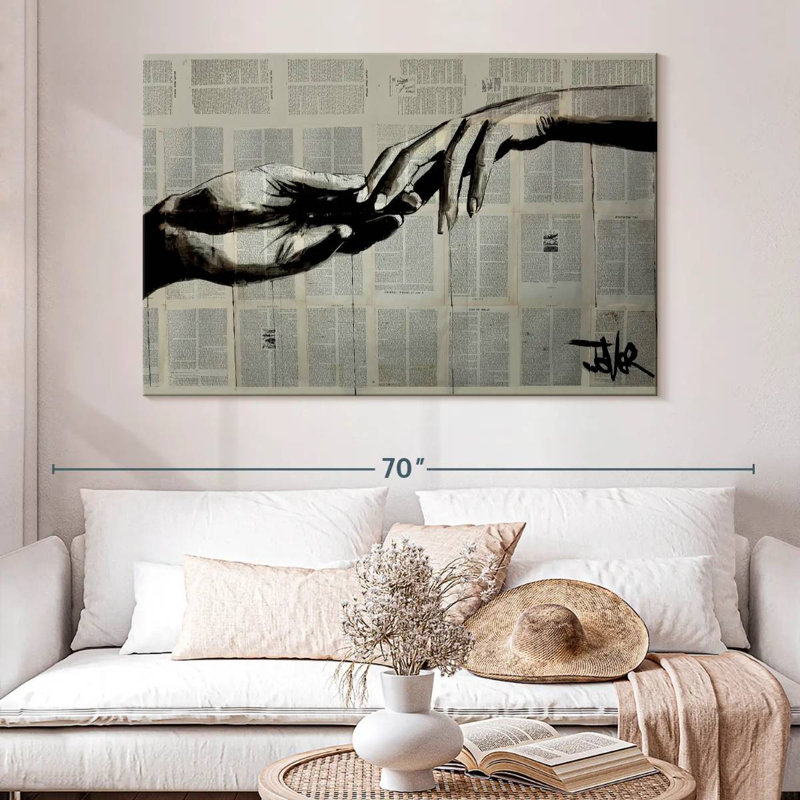 Hardie Adam And Eve Touch, 34" H x 51" W