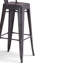 Tabouret 30 "en métal (ensemble de 2)-1049578490