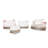 Amboise 24 Piece Porcelain China Dinnerware Set - Service for 6
