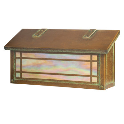 Summit Brass Wall Mounted Mailbox