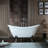 59" x 28" Clawfoot Soaking Acrylic Bathtub-51226569-61051263