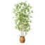 Plantes en bambou artificielles dans un panier Adcock, fausses plantes pour la décoration intérieure, faux arbres réalistes-837384647