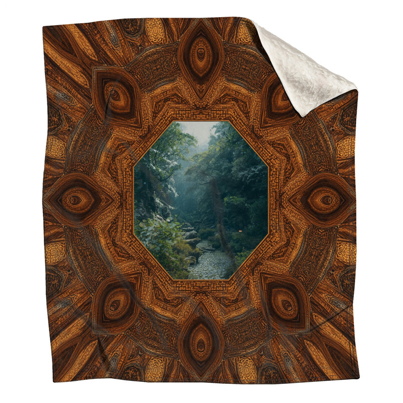 Couvertures octogonales Forest View, L 60 po x H 80 po