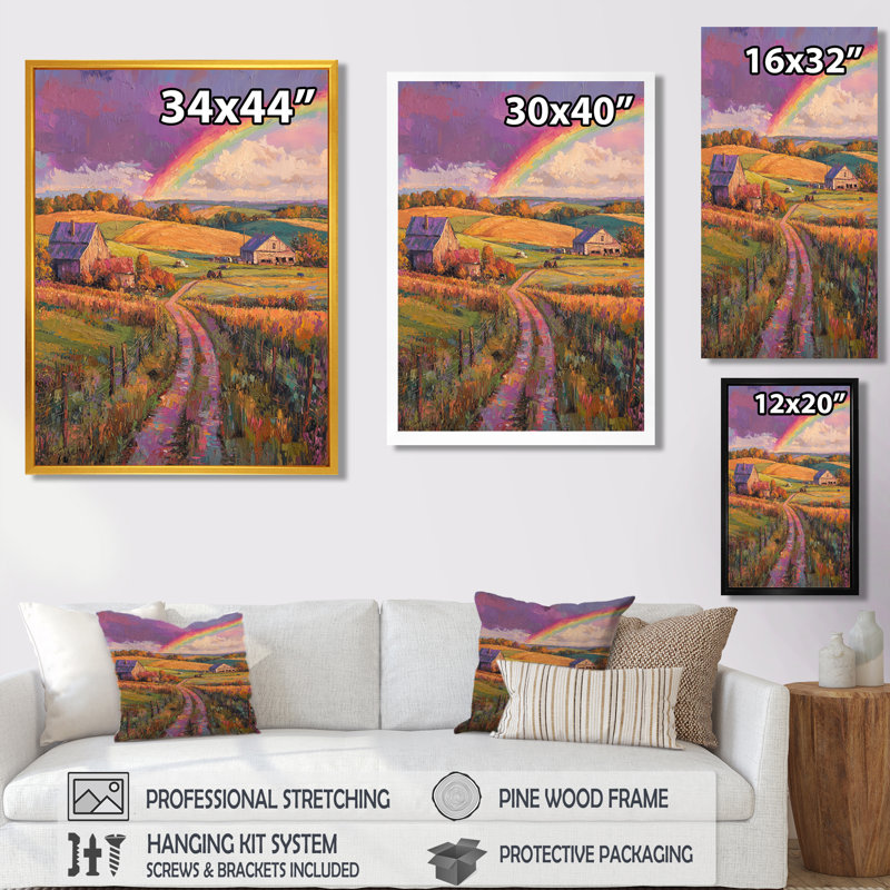 Doninic - paysages, reproduction d'art sur toile, H 20 po x l 12 po, Toile tendue, Ne s’applique pas