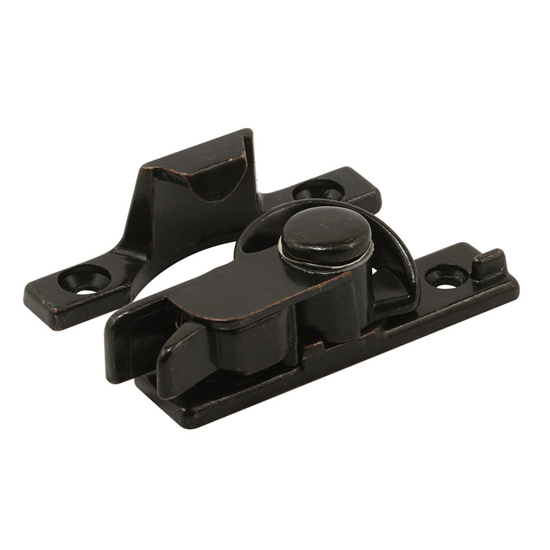 Serrure de sécurité et garde-bébé Prime-Line, entraxe de 1-3 / 4 po, construction moulée sous pression (paquet simple), Noir