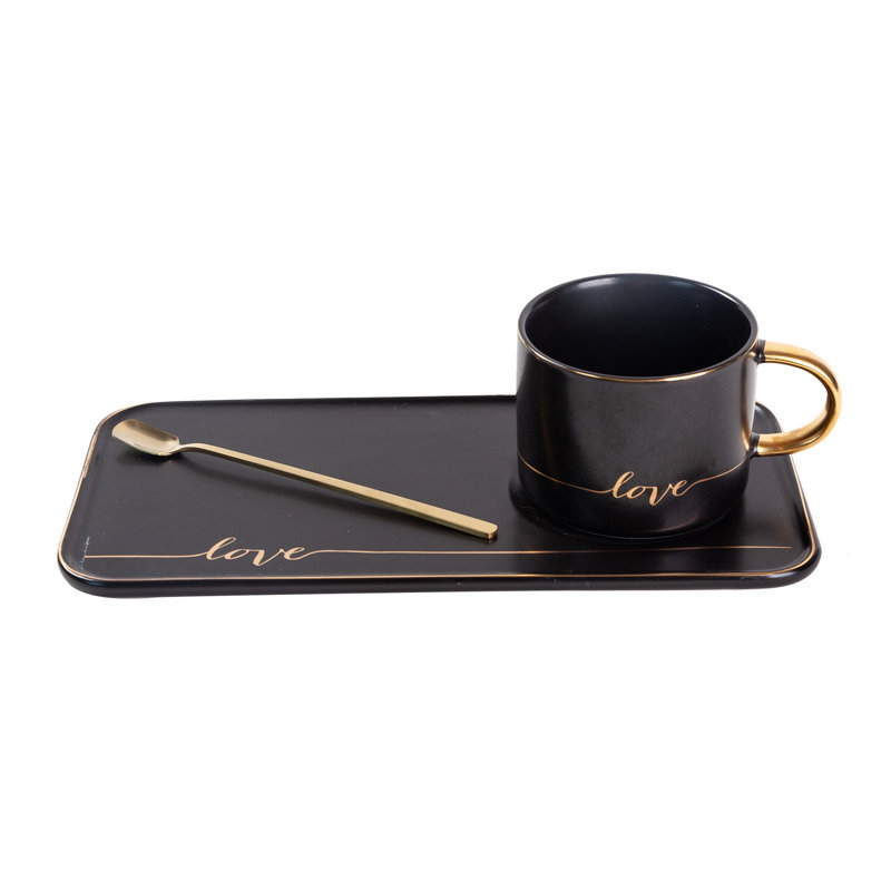 Porcelain Mug, Black